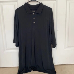 Walter Hagen black Golf Shirt size Large